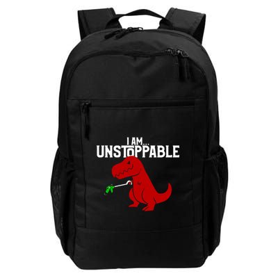 Trex I Am Unstoppable Dinosaur Funny Backpack