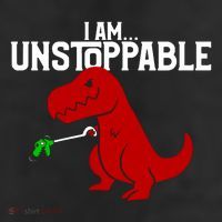 Trex I Am Unstoppable Dinosaur Funny Adult Drive Performance Visor