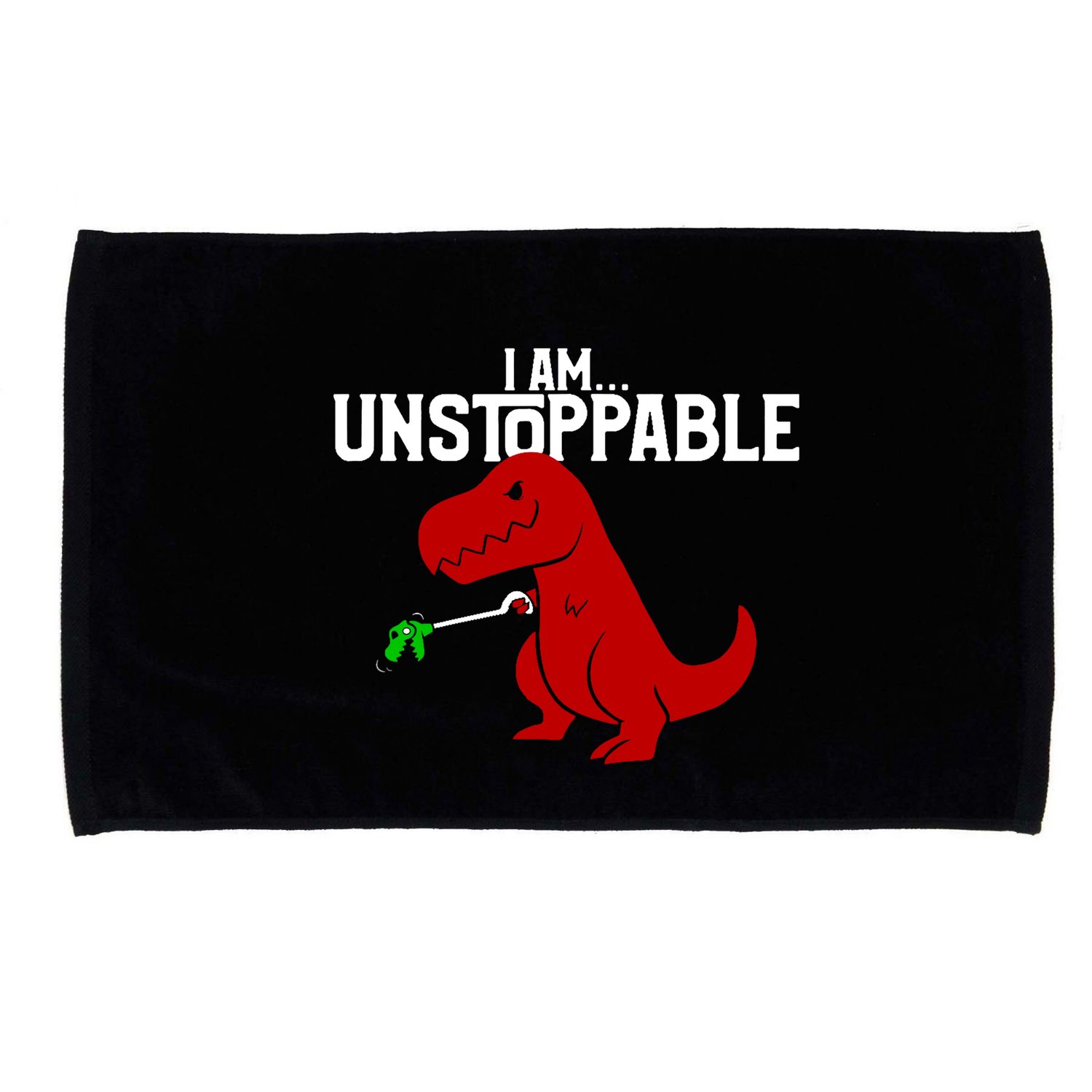 Trex I Am Unstoppable Dinosaur Funny Microfiber Hand Towel