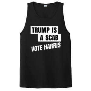 Trump Is A Scab Vote Harris PosiCharge Competitor Tank