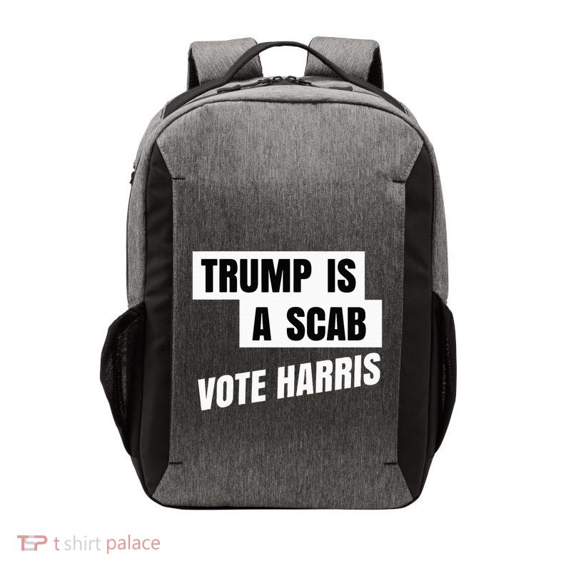 Trump Is A Scab Vote Harris Vector Backpack
