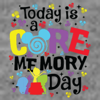 Today Is A Core Memory Day Funny Emotions Out 7-Panel Snapback Hat