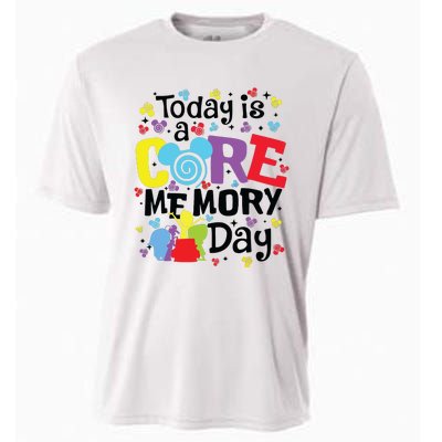 Today Is A Core Memory Day Funny Emotions Out Cooling Performance Crew T-Shirt