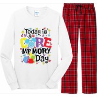 Today Is A Core Memory Day Funny Emotions Out Long Sleeve Pajama Set