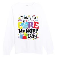 Today Is A Core Memory Day Funny Emotions Out Premium Crewneck Sweatshirt