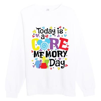 Today Is A Core Memory Day Funny Emotions Out Premium Crewneck Sweatshirt