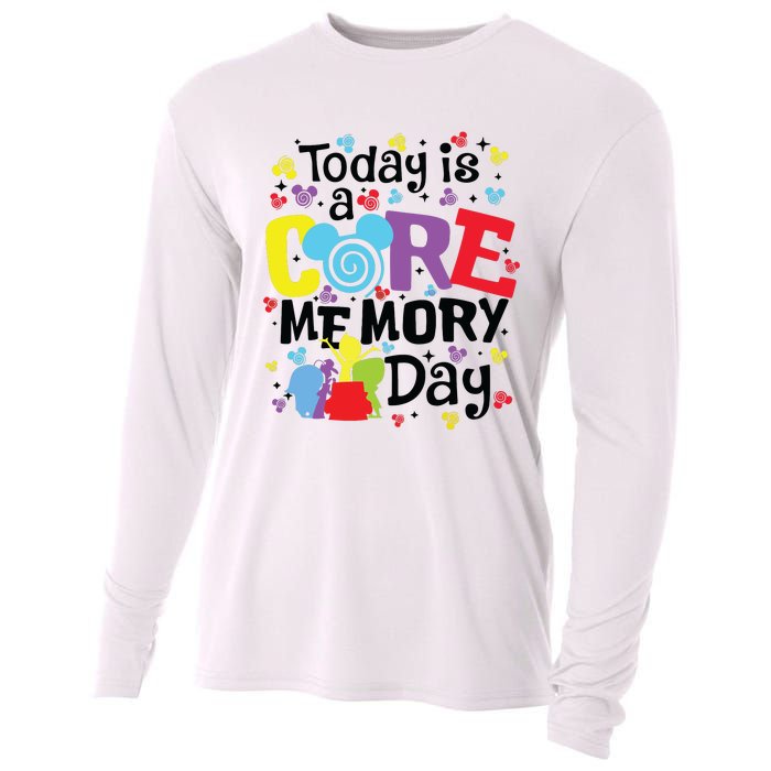 Today Is A Core Memory Day Funny Emotions Out Cooling Performance Long Sleeve Crew