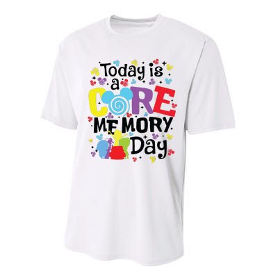 Today Is A Core Memory Day Funny Emotions Out Performance Sprint T-Shirt