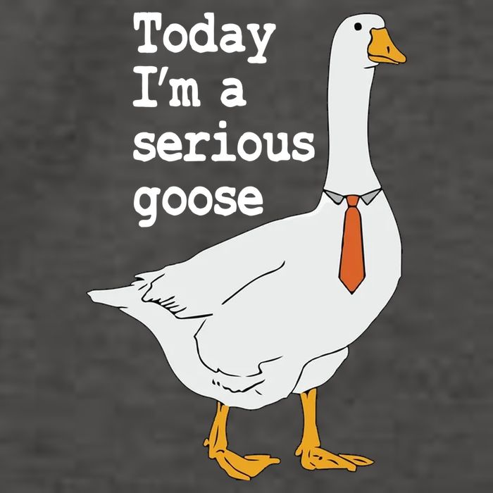 Today Im A Serious Goose Silly Humor Vector Backpack