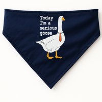 Today Im A Serious Goose Silly Humor USA-Made Doggie Bandana
