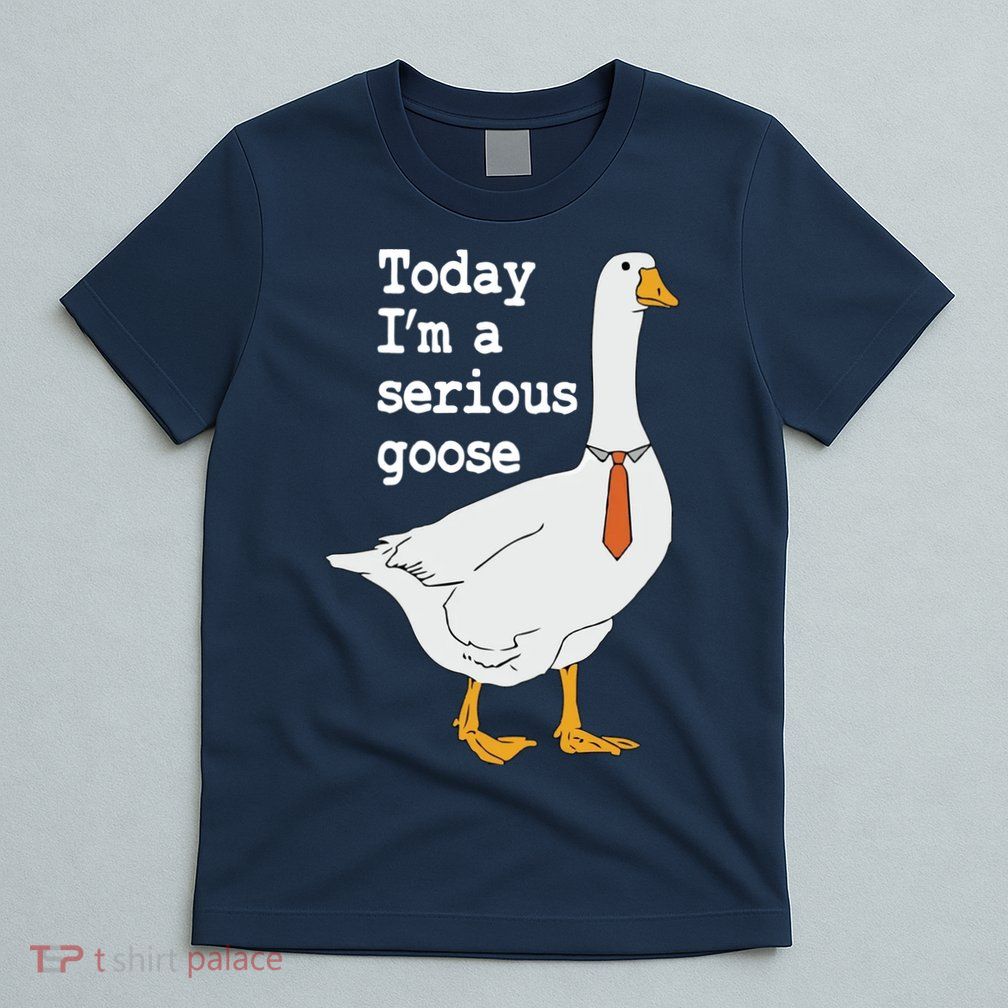 Today Im A Serious Goose Silly Humor T-Shirt