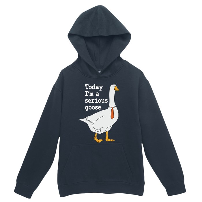 Today Im A Serious Goose Silly Humor Urban Pullover Hoodie