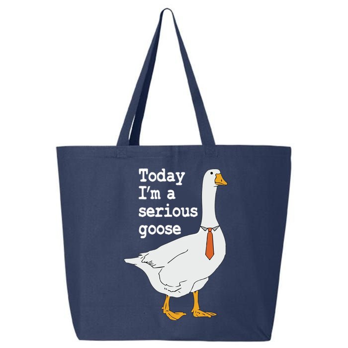 Today Im A Serious Goose Silly Humor 25L Jumbo Tote