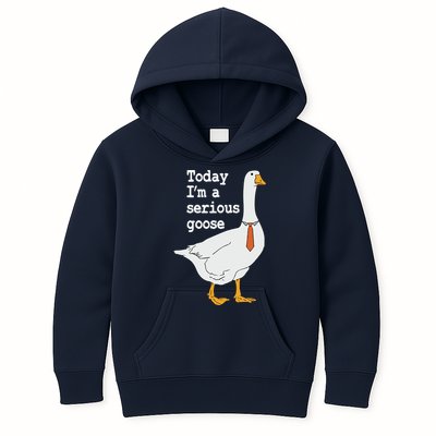 Today Im A Serious Goose Silly Humor Kids Hoodie