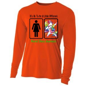 Tal Illness Awareness It Is Ok To Be A Little Different Funny Gift Cooling Performance Long Sleeve Crew