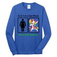 Tal Illness Awareness It Is Ok To Be A Little Different Funny Gift Tall Long Sleeve T-Shirt