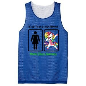 Tal Illness Awareness It Is Ok To Be A Little Different Funny Gift Mesh Reversible Basketball Jersey Tank