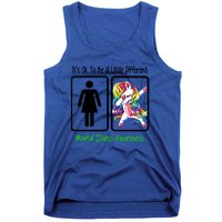 Tal Illness Awareness It Is Ok To Be A Little Different Funny Gift Tank Top