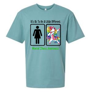 Tal Illness Awareness It Is Ok To Be A Little Different Funny Gift Sueded Cloud Jersey T-Shirt