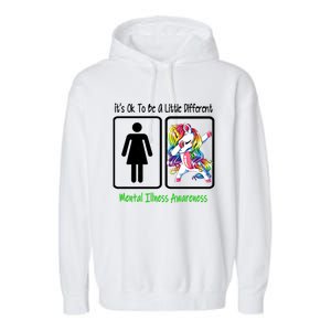 Tal Illness Awareness It Is Ok To Be A Little Different Funny Gift Garment-Dyed Fleece Hoodie