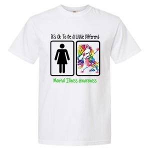 Tal Illness Awareness It Is Ok To Be A Little Different Funny Gift Garment-Dyed Heavyweight T-Shirt