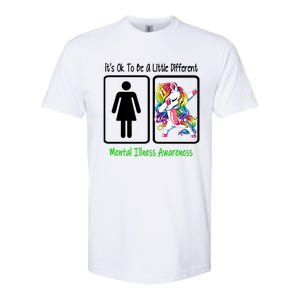 Tal Illness Awareness It Is Ok To Be A Little Different Funny Gift Softstyle CVC T-Shirt