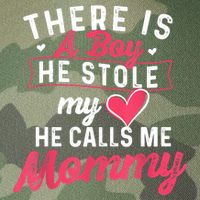 There Is A He Stole My Heart He Calls Me Mommy Mother Legacy Tie Dye Trucker Hat
