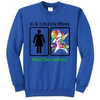 Tal Illness Awareness It Is Ok To Be A Little Different Gift Tall Sweatshirt