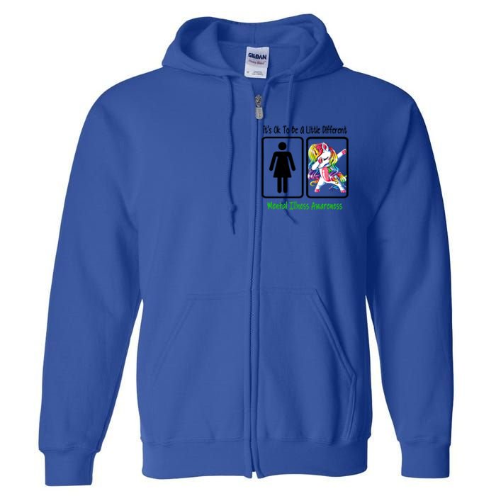 Tal Illness Awareness It Is Ok To Be A Little Different Gift Full Zip Hoodie