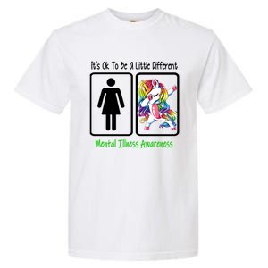 Tal Illness Awareness It Is Ok To Be A Little Different Gift Garment-Dyed Heavyweight T-Shirt