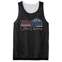 Trump Is A Scab Vote Kamala Harris 2024 Mesh Reversible Basketball Jersey Tank