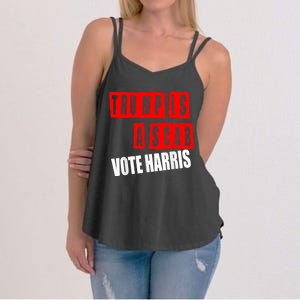 Trump Is A Scab Vote Kamala Harris 2024 Women's Strappy Tank