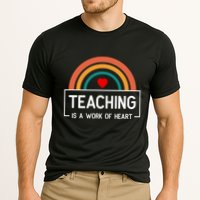 Teaching Is A Work Of Heart Rainbow Performance Shirt