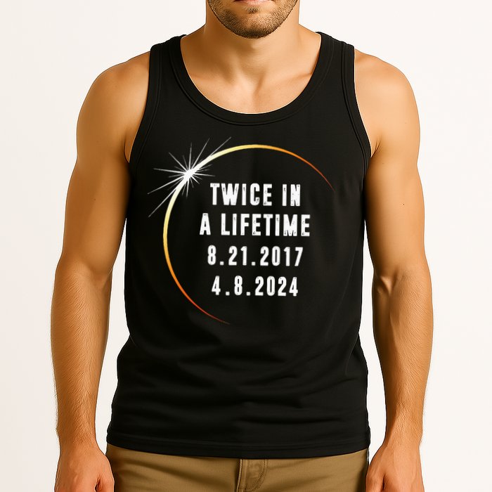 Twice In a Lifetime Total Solar Eclipse 2024 Tank Top