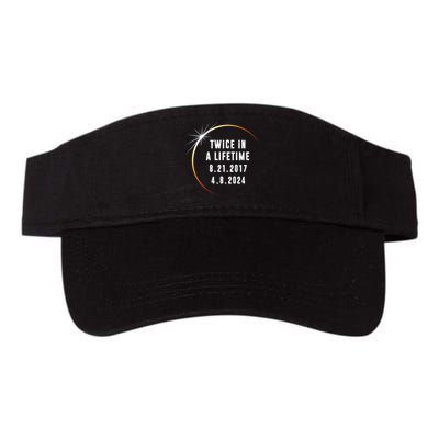 Twice In a Lifetime Total Solar Eclipse 2024 Valucap Bio-Washed Visor