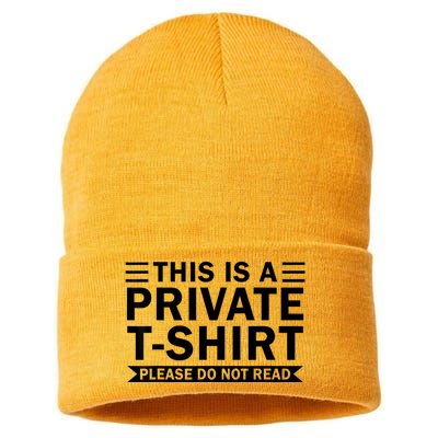 This Is A Private Please Do Not Read Sustainable Knit Beanie