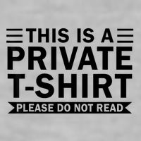 This Is A Private Please Do Not Read Ladies PosiCharge Tri-Blend Wicking Tank