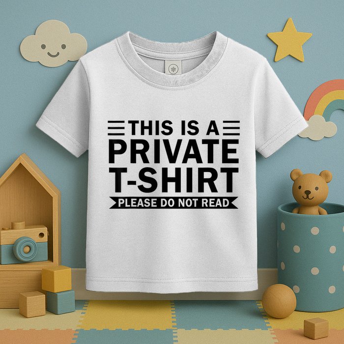 This Is A Private Please Do Not Read Toddler T-Shirt
