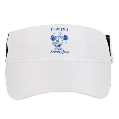 Today IM A Serious Goose Funny Lifting Weights Gym Fitness Adult Drive Performance Visor