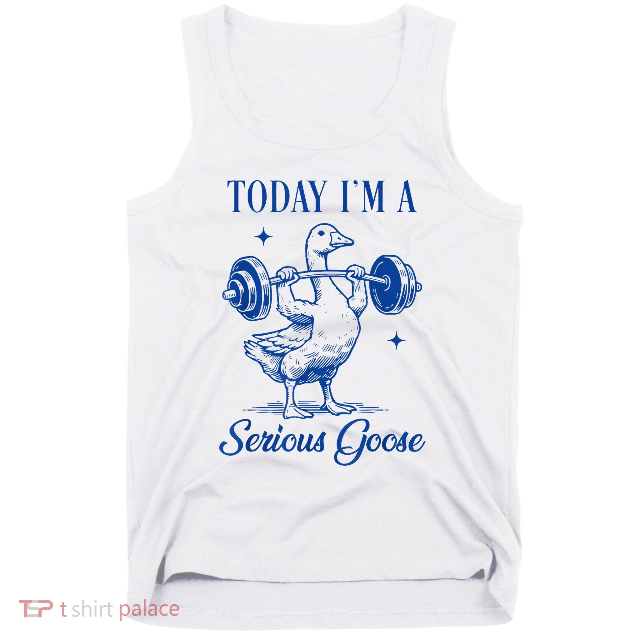 Today IM A Serious Goose Funny Lifting Weights Gym Fitness Tank Top