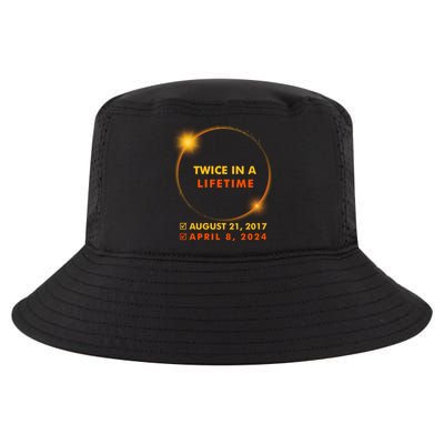 Twice In A Lifetime Solar Eclipse August 21 2017 April 8 2024 Cool Comfort Performance Bucket Hat