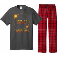 Twice In A Lifetime Solar Eclipse August 21 2017 April 8 2024 Pajama Set