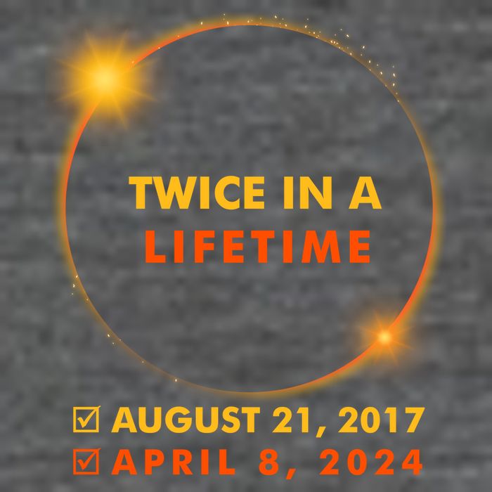 Twice In A Lifetime Solar Eclipse August 21 2017 April 8 2024 Premium T-Shirt