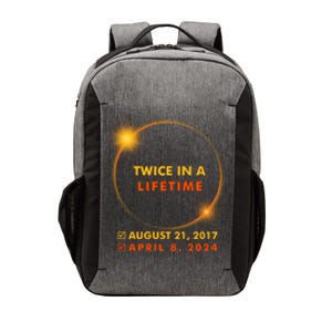 Twice In A Lifetime Solar Eclipse August 21 2017 April 8 2024 Vector Backpack