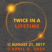 Twice In A Lifetime Solar Eclipse August 21 2017 April 8 2024 Vector Backpack
