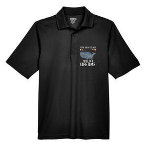 Twice In A Lifetime Solar Eclipse 2024 Total Eclipse Men's Origin Performance Pique Polo