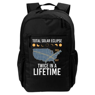 Twice In A Lifetime Solar Eclipse 2024 Total Eclipse Daily Commute Backpack