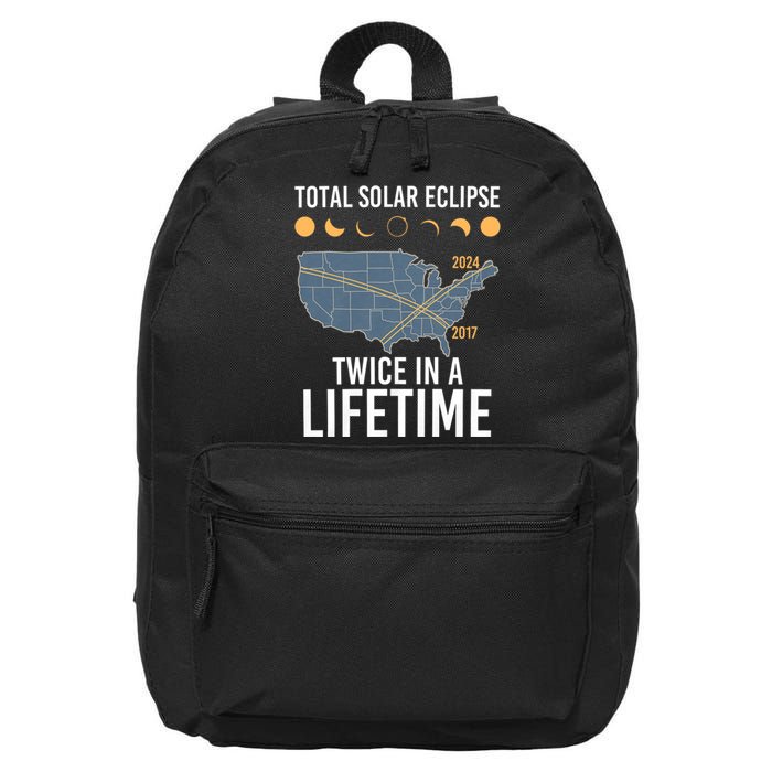 Twice In A Lifetime Solar Eclipse 2024 Total Eclipse 16 in Basic Backpack