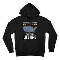 Twice In A Lifetime Solar Eclipse 2024 Total Eclipse Tall Hoodie