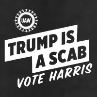 Trump Is A Scab Vote Harris Adult Drive Performance Visor
